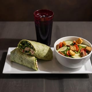 Wrap & Small  House Salad